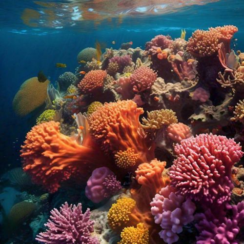 Coral in the Great Barrier Reef, one of the most beautiful places in the world.