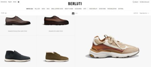 Berluti expensive shoe brand