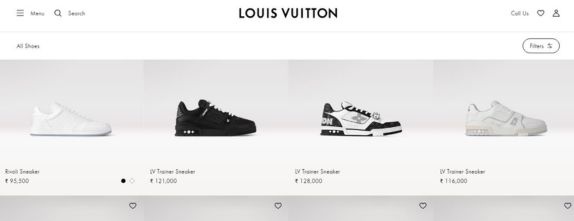 Louis Vuitton luxury shoe brands representing elegance and high-end craftsmanship.