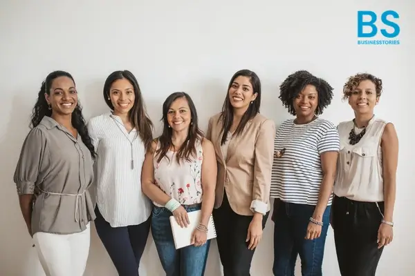 Women entrepreneurs networking on Leap.club platform
