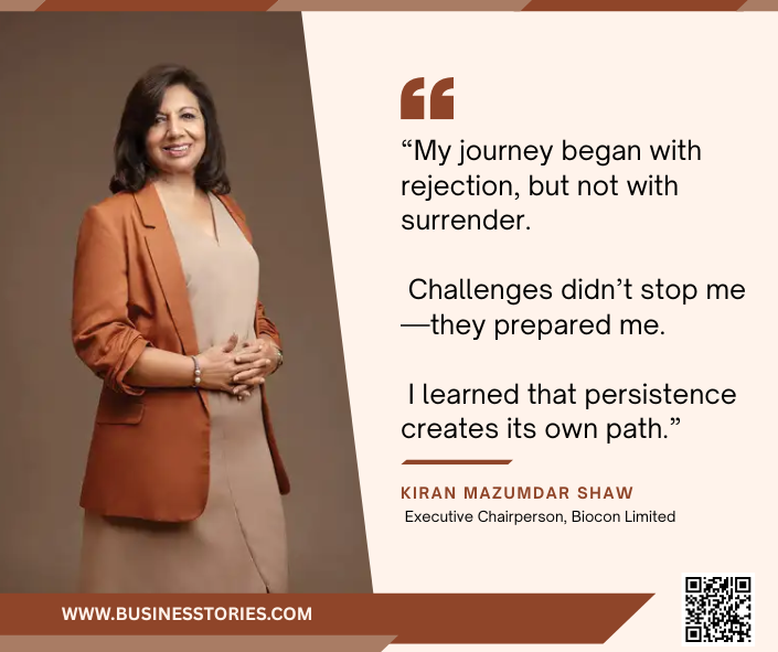 Indian Woman Entrepreneur Kiran Mazumdar Shaw Biocon