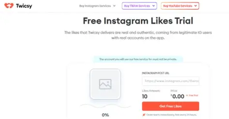 Twicsy free instagram photo likes and followers
