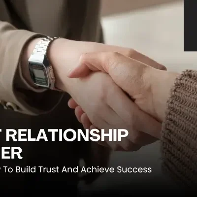 Client relationship partner handshake image showing trust building, business partnership, and professional success strategy in client management.