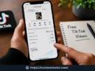Free TikTok Views 100% working methods and tools 2026 guide showing TikTok analytics growth on smartphone