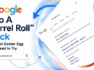 Google Do a Barrel Roll Easter egg trick with rotating search results animation