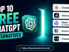 Top 10 Free ChatGPT Alternatives featuring Claude, Grok by xAI, Qwen, Notion AI, and Character.AI
