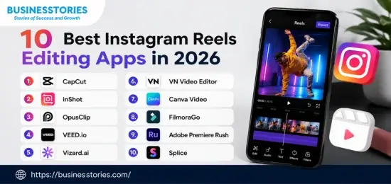 The 10 best Instagram Reels editing apps in 2026, including CapCut, InShot, OpusClip, VEED.io, Vizard.ai, VN Video Editor, Canva Video, FilmoraGo, Adobe Premiere Rush, and Splice.