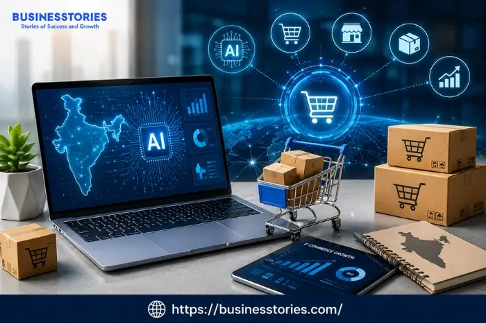 AI-First SMB Boom powering Indian SMBs with AI automation, e-commerce technology, and smart digital business solutions.
