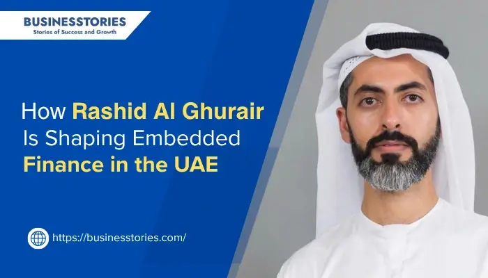Rashid Al Ghurair discussing the growth of embedded finance and digital payment infrastructure in the UAE.