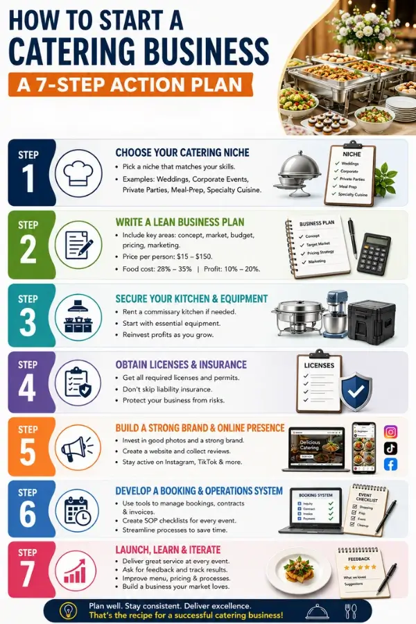 How to Start a Catering Business A 7-Step Action Plan