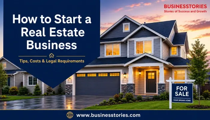 How to Start a Real Estate Business with tips, costs, and legal requirements