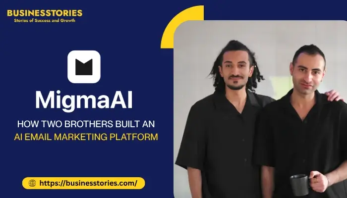 Migma AI founders Adam and Liam Lababidi, creators of the AI-powered email marketing platform Migma AI.