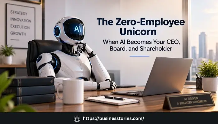 The Zero-Employee Unicorn When AI Becomes Your CEO, Board, and Shareholder