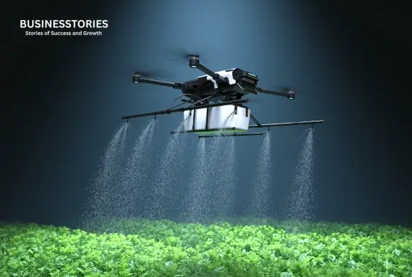 Different types of autonomous farming robots including harvesting robots, weeding robots, spraying drones, autonomous tractors, and crop monitoring robots used in smart agriculture.