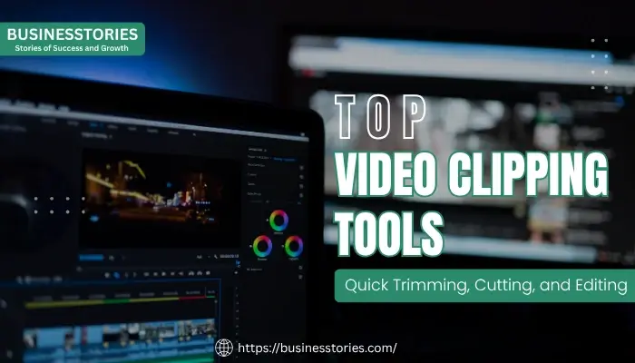 Video clipping tools for trimming, cutting, and editing videos quickly on a desktop editing workspace