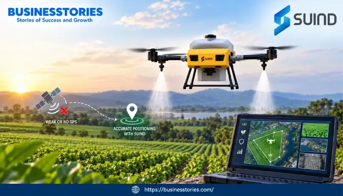 SUIND technology helping agriculture and surveillance drones navigate without GPS