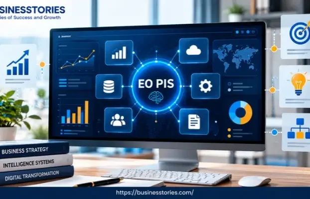 EO PIS intelligence system with business analytics, strategy, and digital transformation tools