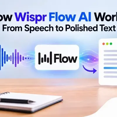 How Wispr Flow AI converts speech into polished text using voice-to-text technology