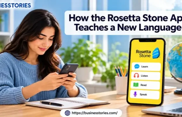 How the Rosetta Stone App Teaches a New Language