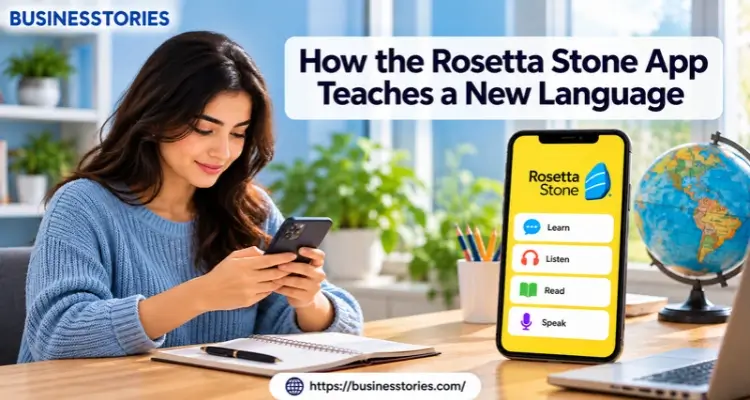How the Rosetta Stone App Teaches a New Language