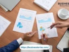 Business professionals reviewing sales charts and graphs to develop effective sales strategies.