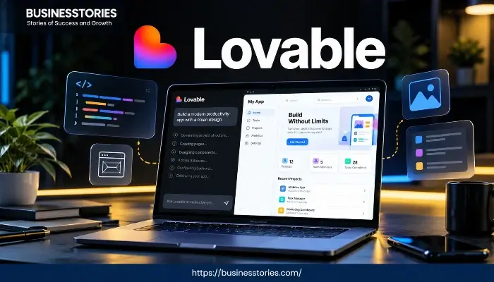 Lovable AI platform for building apps with AI without writing code