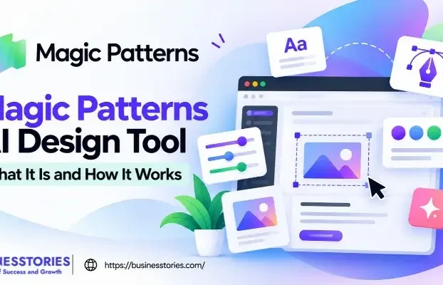 Magic Patterns AI design tool for creating website layouts and UI designs