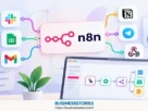 n8n workflow automation tool connecting apps and automating tasks through visual workflows.
